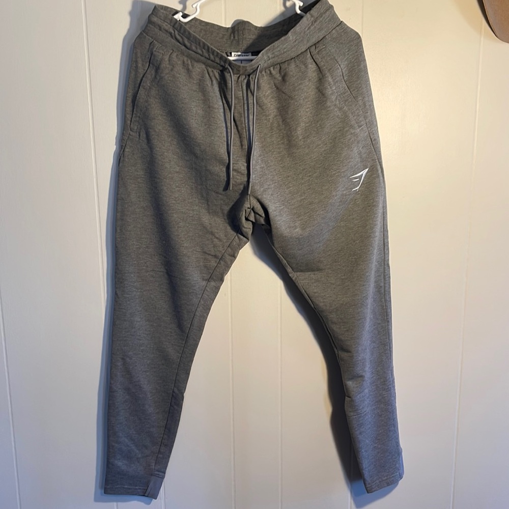 Gymshark Critical Zip Joggers Grey Marl Size Small Men’s